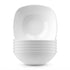 Square Opalware Snack Bowls - 13.5cm - White - Pack of 6