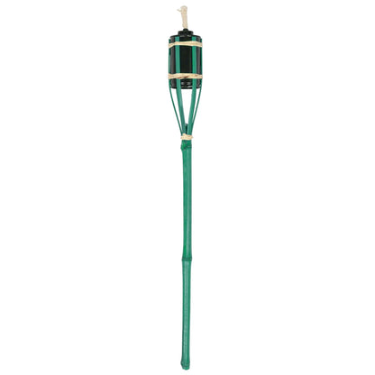 Green Bamboo 60cm Garden Fire Torches - Pack of Six