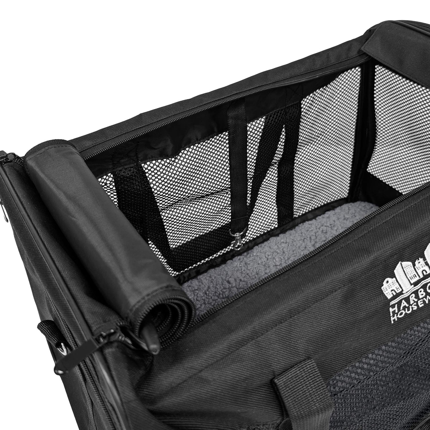 Foldable Cat Carrier - Large - Black