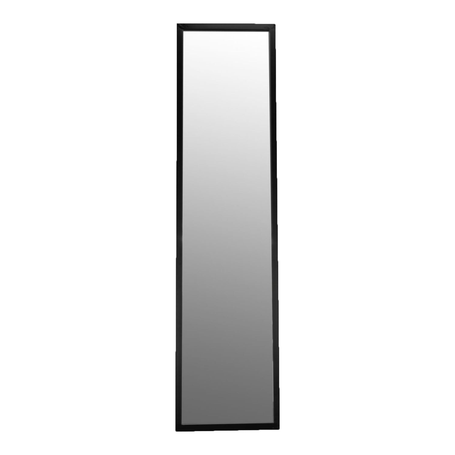 137cm x 35.5cm Black Square Full-Length Mirror