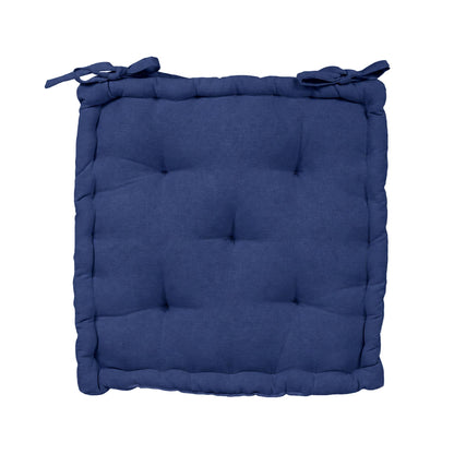 Deluxe Square Seat Pad - 40 x 40cm - Navy