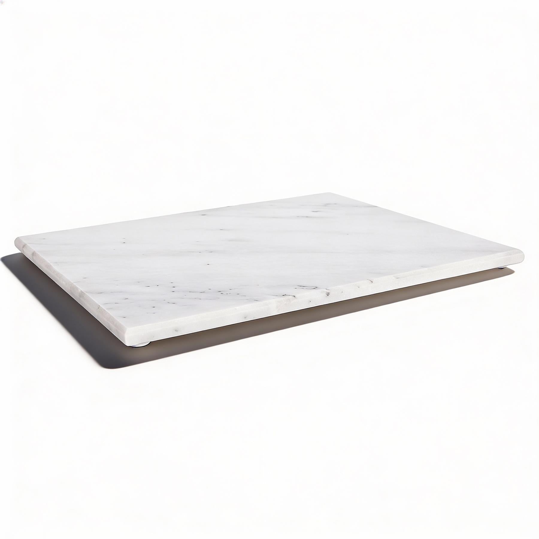 Marble Serving Board - 32.5 x 26cm - White