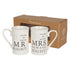 20th Anniversary New Bone China Mug Set - 300ml