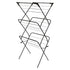 3 Tier Foldable Clothes Airer - Black