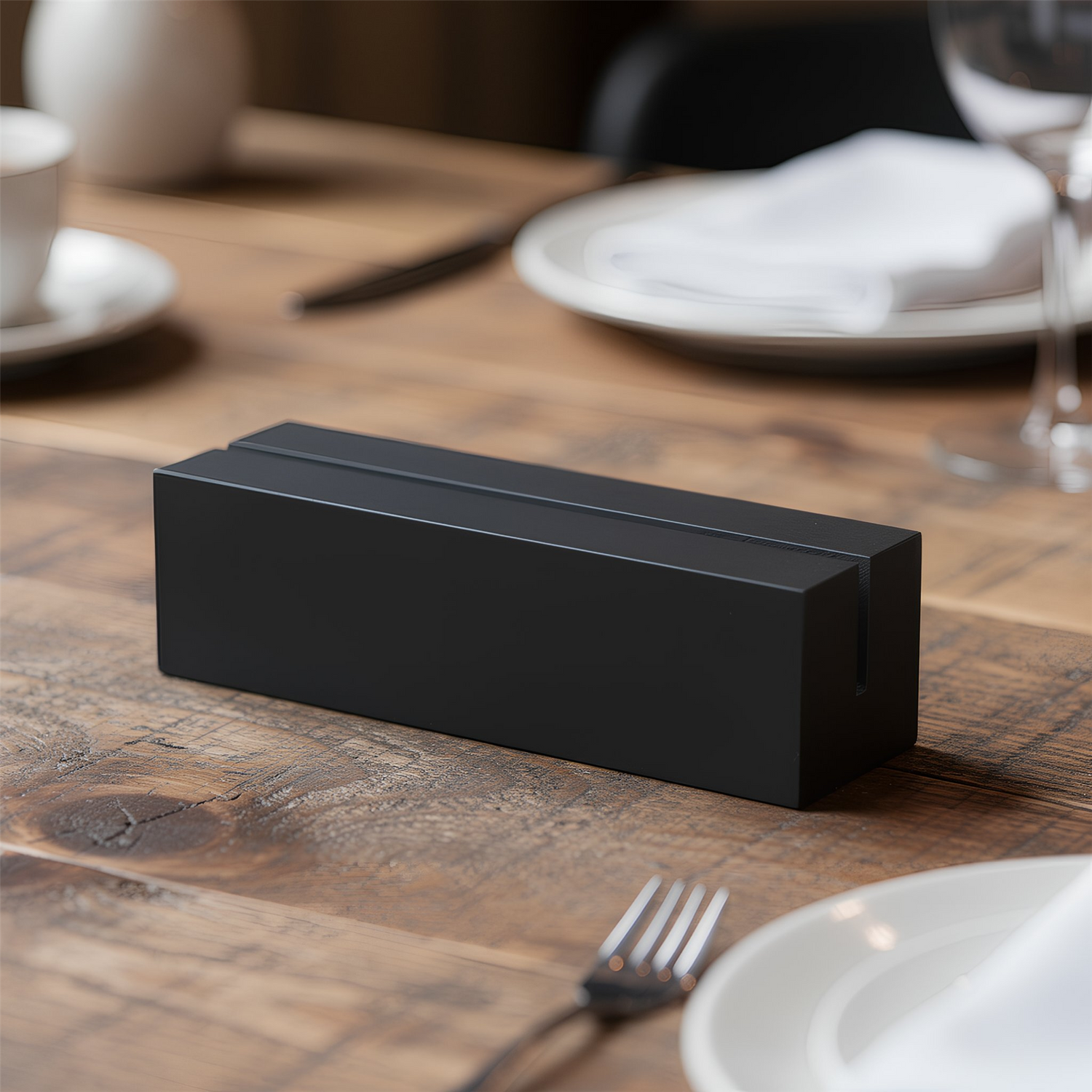 Natural Slate Sign Holder - 9cm