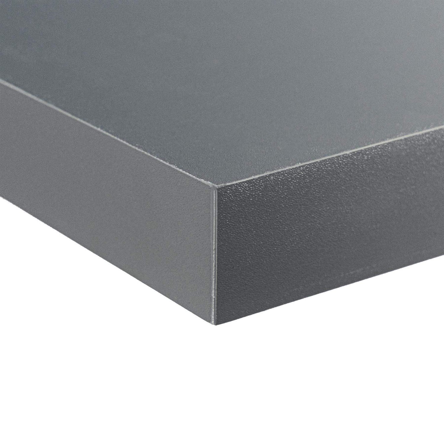 100cm Grey Modern Floating Shelves - Pack of Two