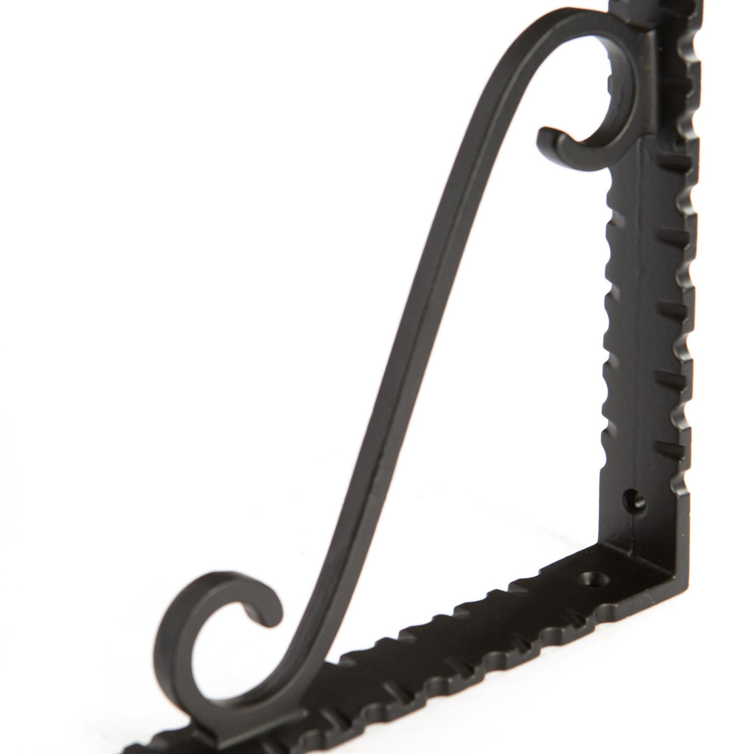 105mm Notched Scroll Iron Shelf Bracket