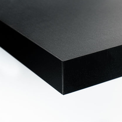 80cm Black Modern Floating Shelves - Pack of Two