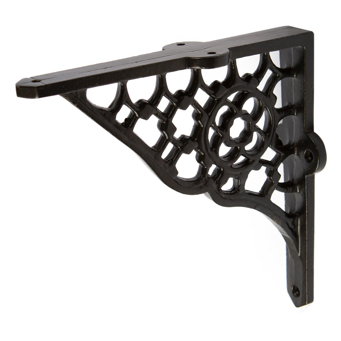Black 155mm Honeycomb Iron Shelf Bracket