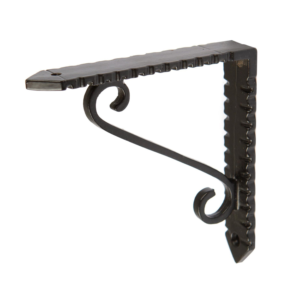105mm Notched Scroll Iron Shelf Bracket