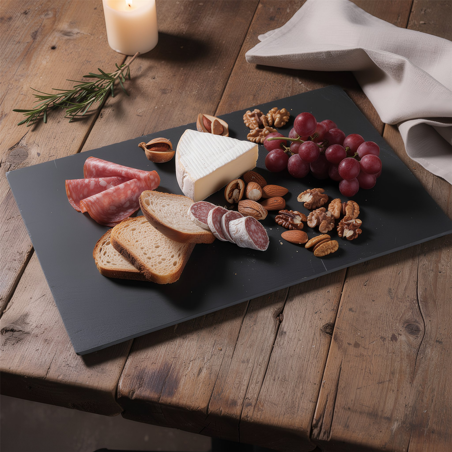 Linea Slate Serving Board - 30 x 20cm