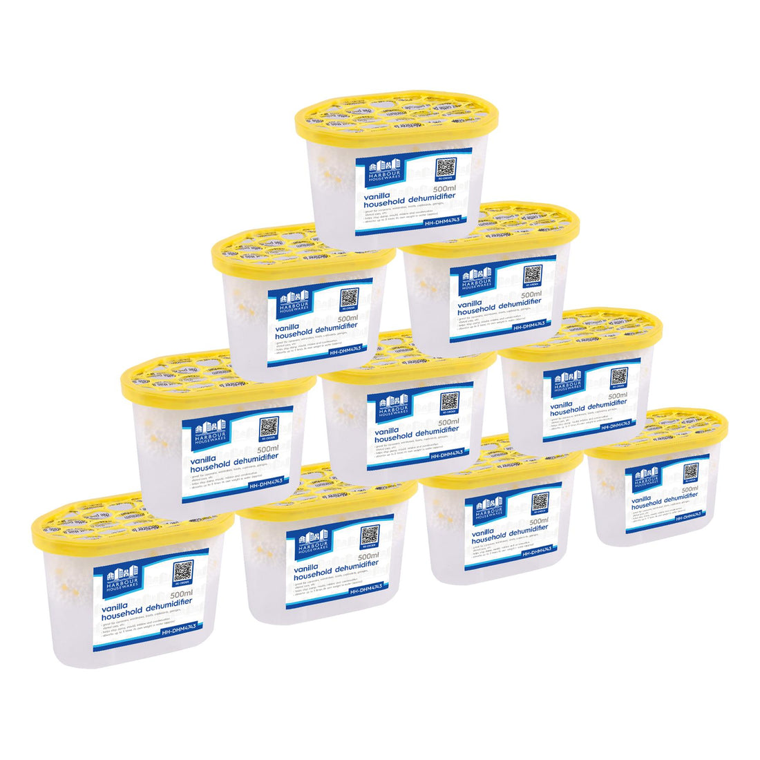 Interior Vanilla Scented Dehumidifiers - 500ml - Pack of 10