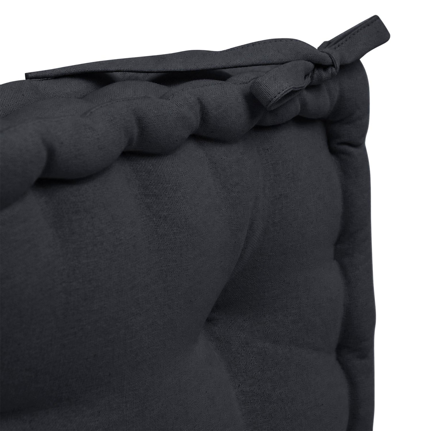 Deluxe Square Seat Pad - 40 x 40cm - Black