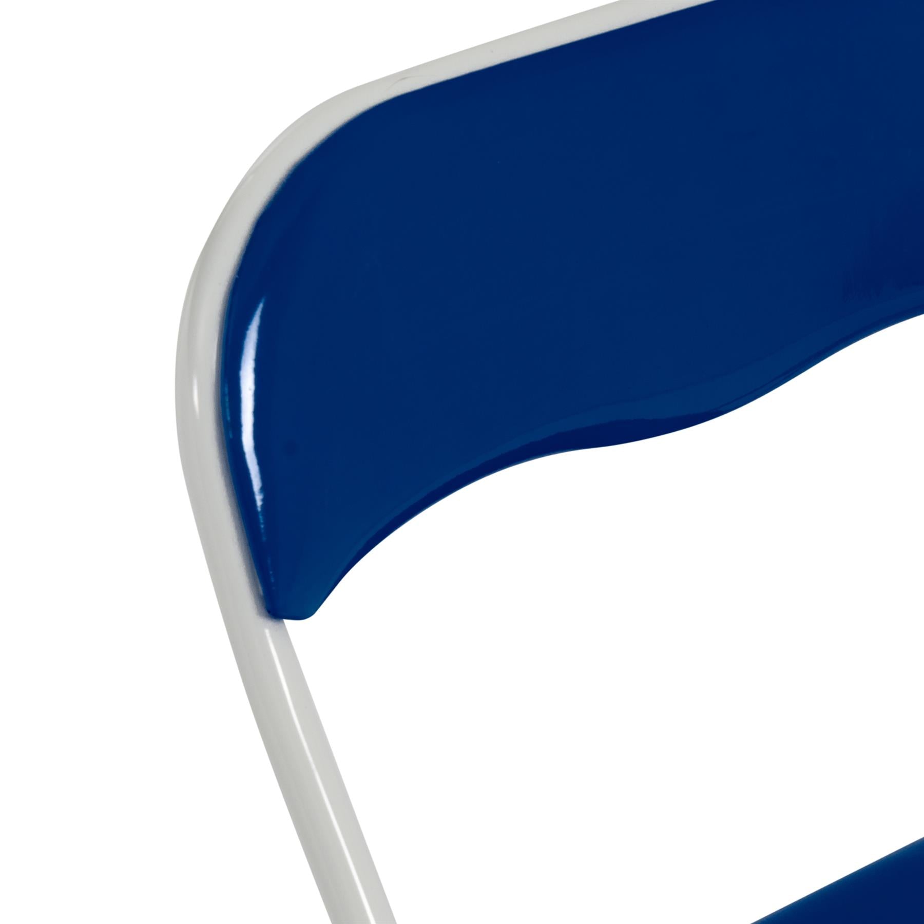 Blue Wave Padded Folding Chair - Pack of Six
