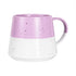 370ml Colour Block Flecked Stoneware Belly Mug - Lavender