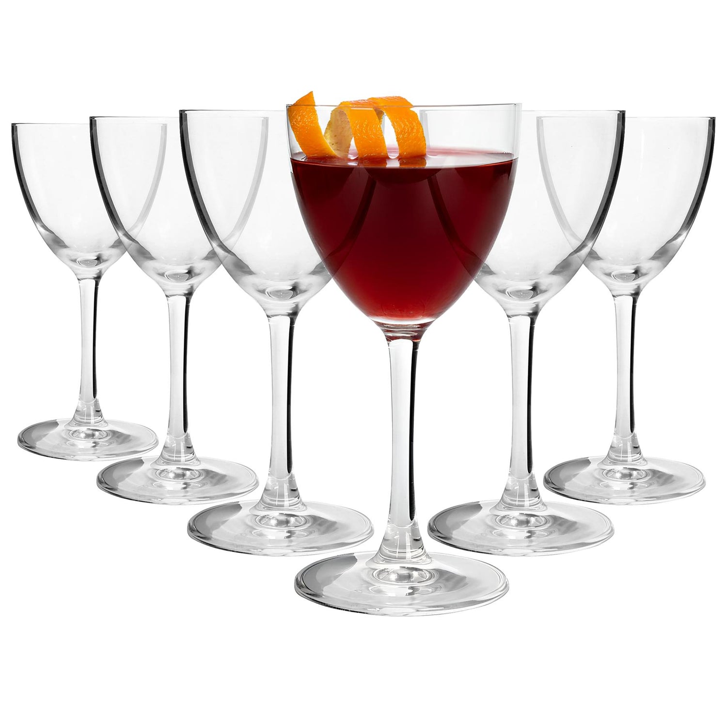155ml Hoxton Crystal Nick &amp; Nora Glasses - Pack of 6