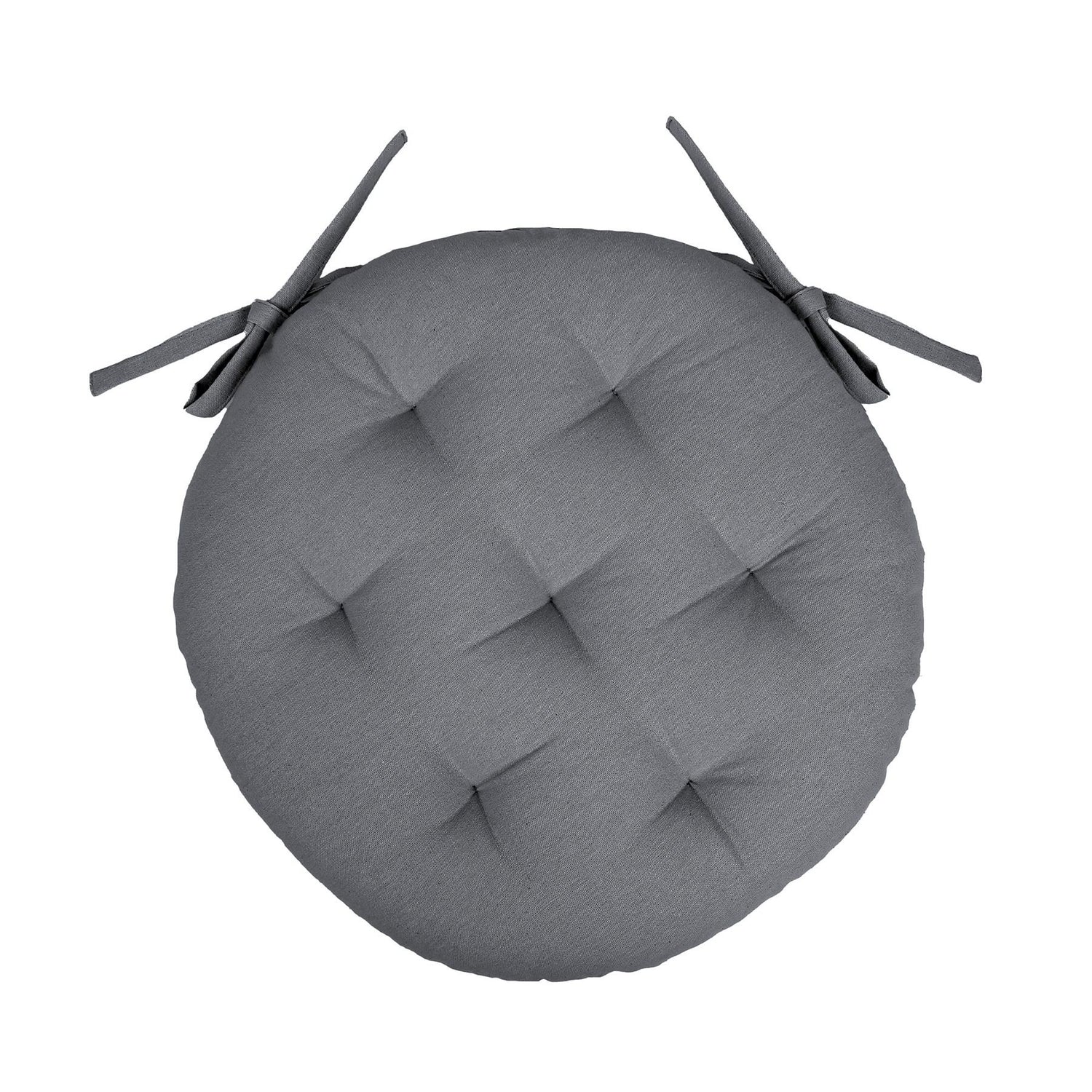 Round Seat Pad - 40 x 40cm - Grey
