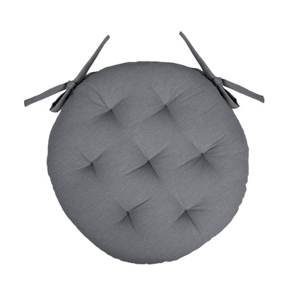 Round Seat Pad - 40 x 40cm - Grey