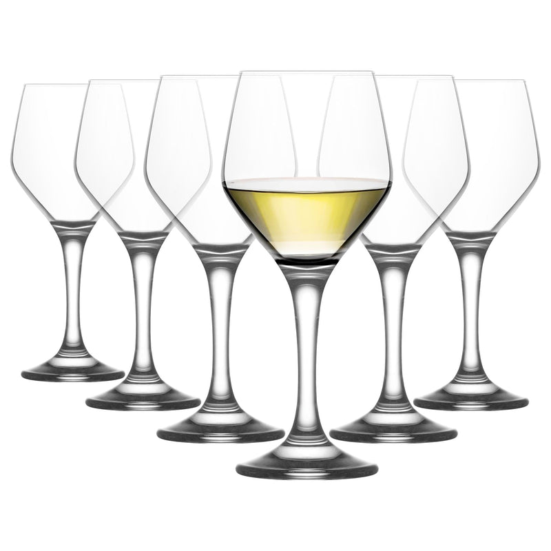 260ml Ella White Wine Glasses - Pack of 6 - By LAV