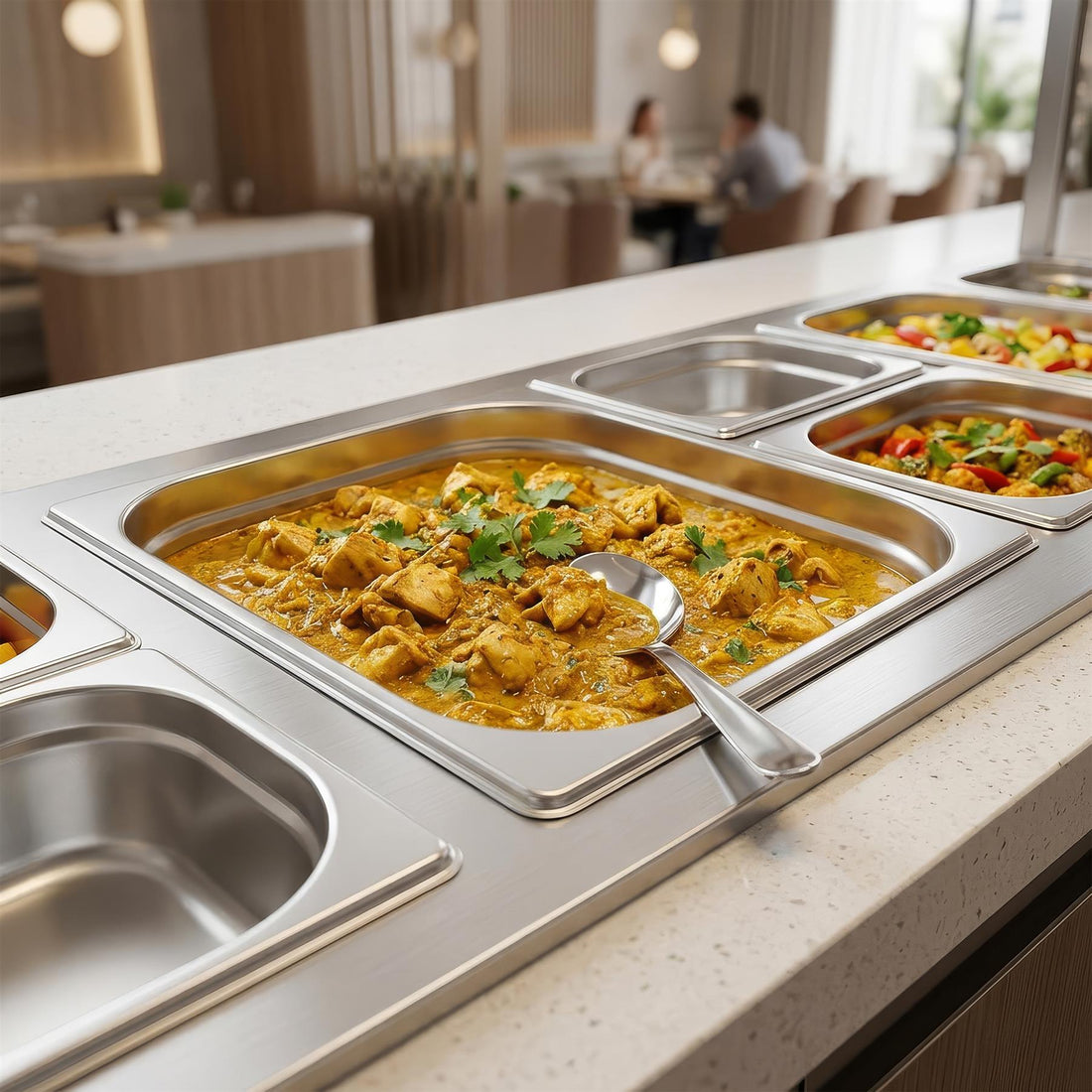 Stainless Steel Gastronorm Container - 1/2 150mm - 8.5L