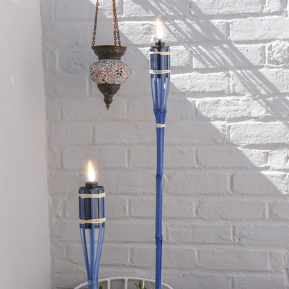 Blue Bamboo 60cm Garden Fire Torches - Pack of Six