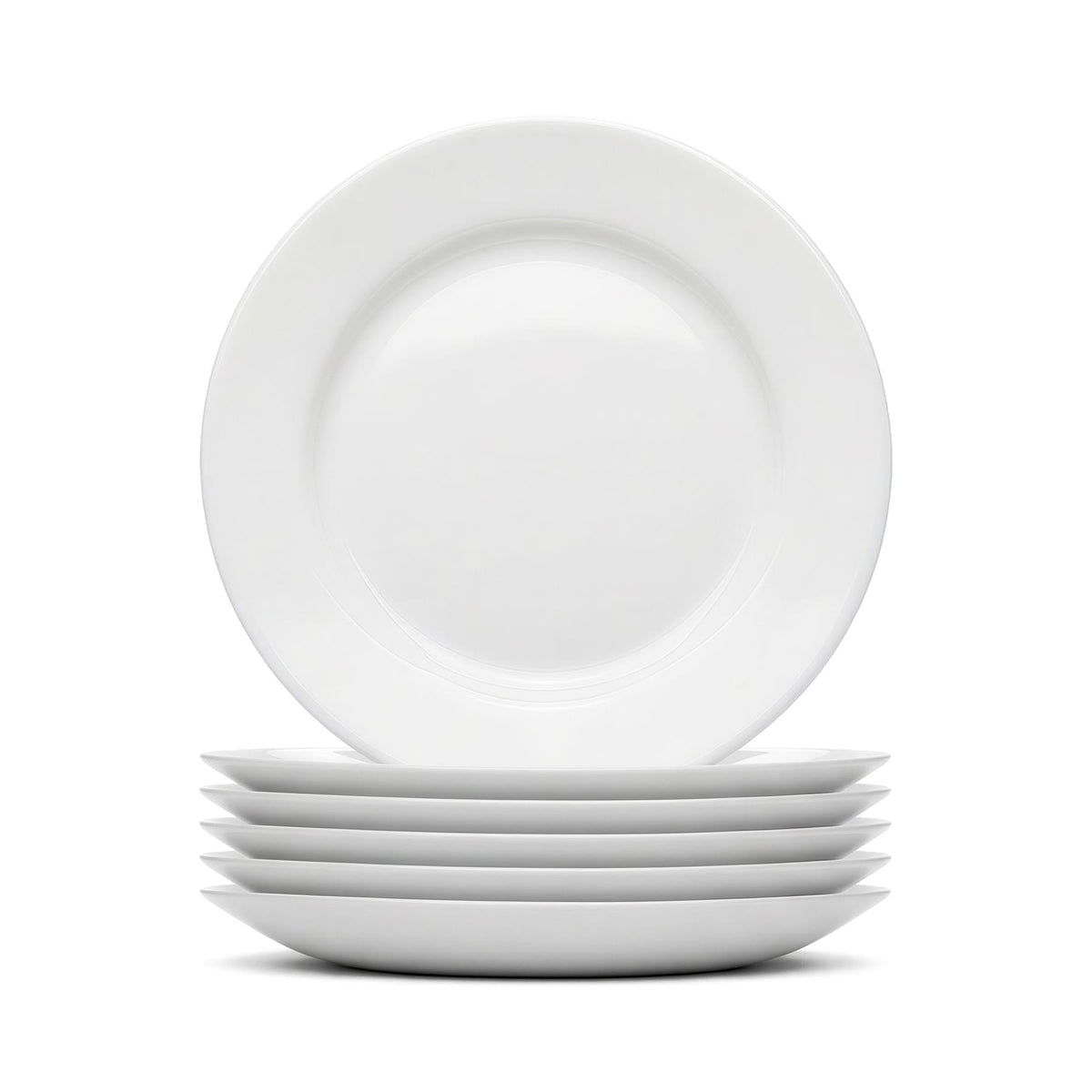 Round Opalware Side Plates - 15cm - White - Pack of 6