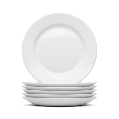 Round Opalware Side Plates - 15cm - White - Pack of 6