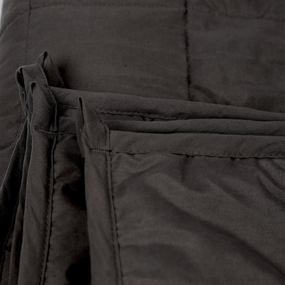 Weighted Blanket with Storage Bag - 125 x 180cm - 6kg - Black