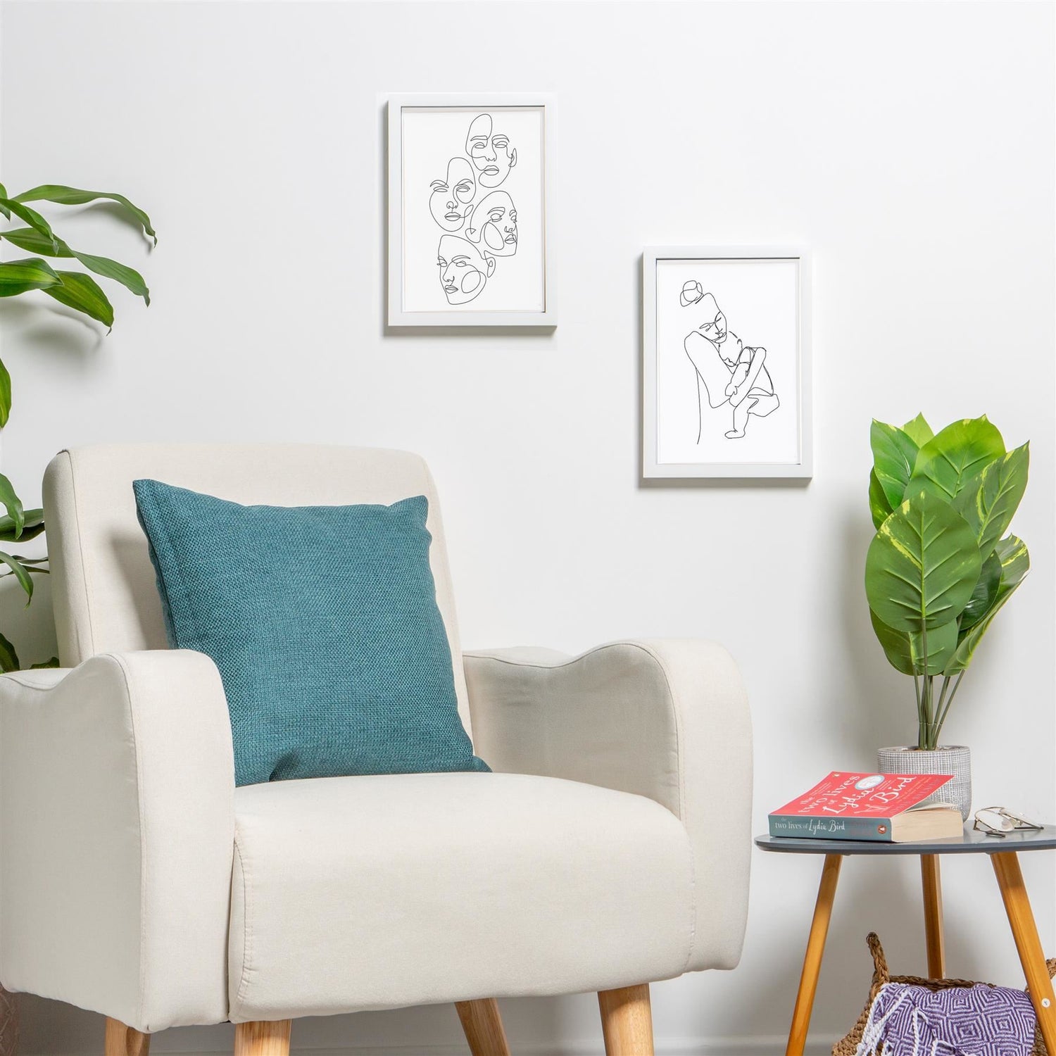 A4 (8" x 12") Photo Frames with A5 Mounts - Black - Pack of 3