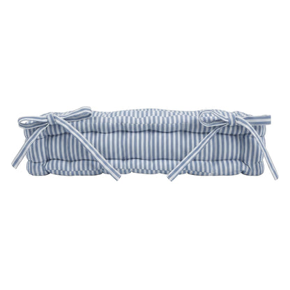Deluxe Square Seat Pad - 40 x 40cm - Blue Stripe