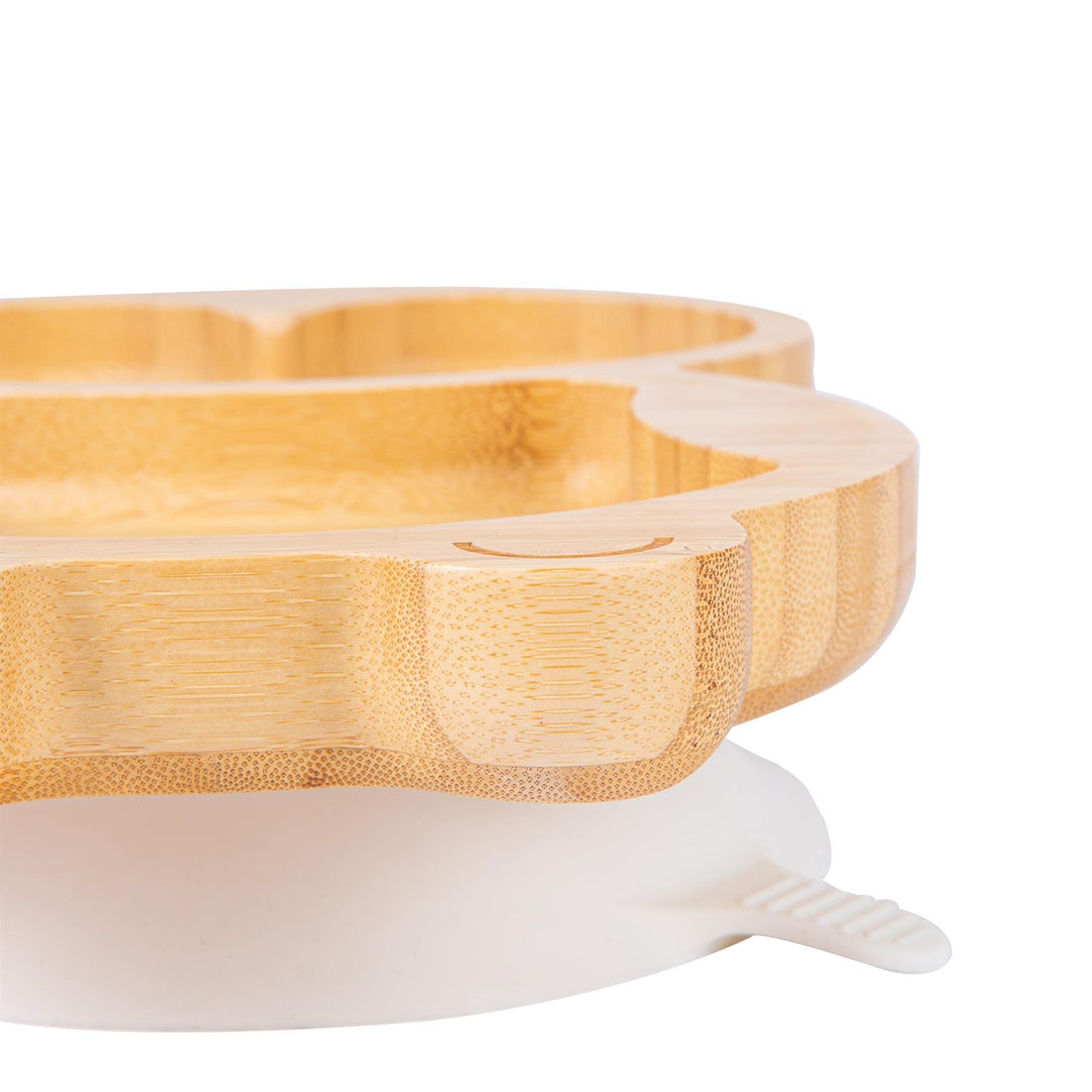 Pickles the Penguin Bamboo Suction Dinner Set - White