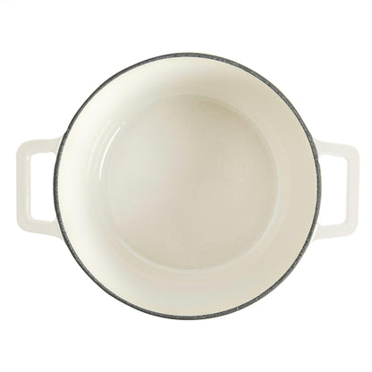 4.5L Pebble Gloss Cast Iron Casserole Dish