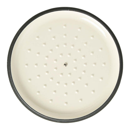 4.5L Dark Grey Cast Iron Casserole Dish