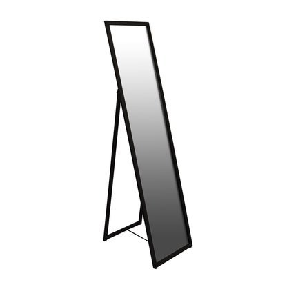 137cm x 35.5cm Black Square Full-Length Mirror