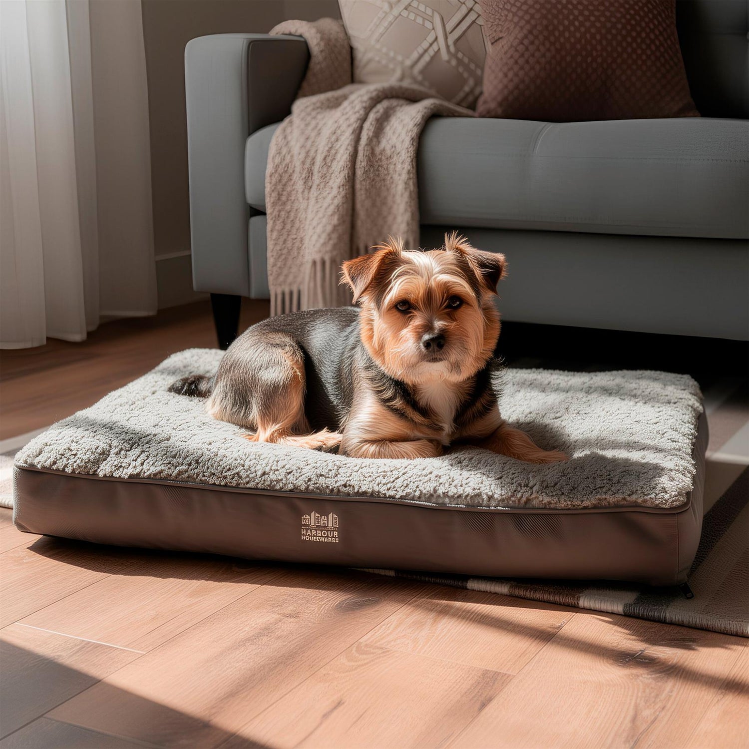 Waterproof Dog Bed - Small - Grey