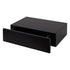 Wooden Floating Shelf with Drawer - 40cm - Black
