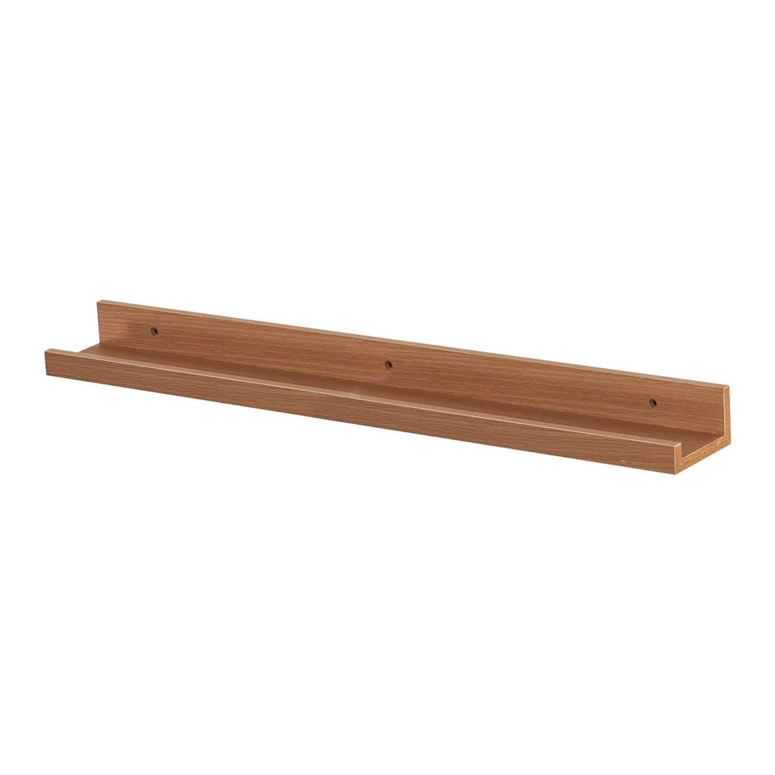 57cm Brown Floating Picture Ledge Shelf