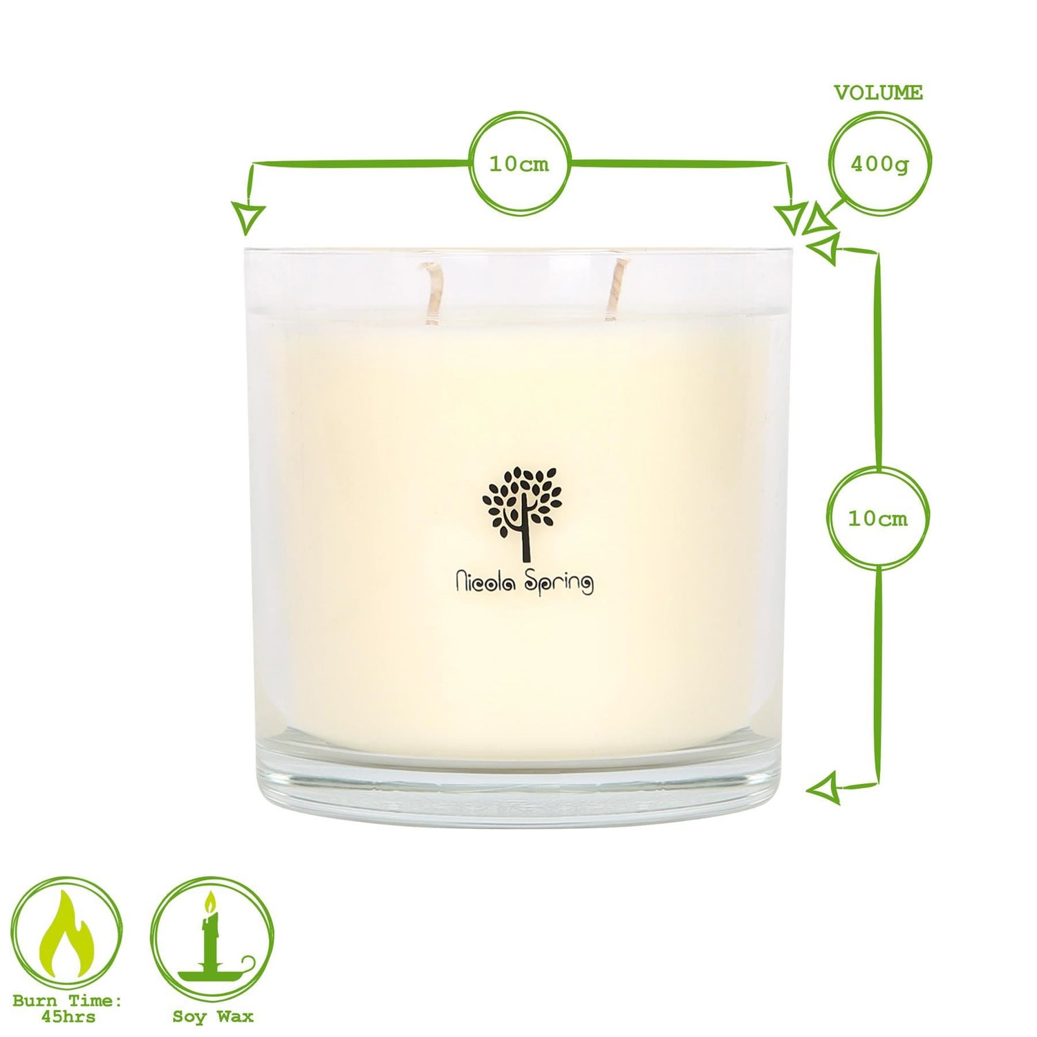 Soy Wax Scented Candle - 400g - Vanilla Sands