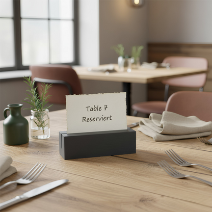 Natural Slate Sign Holder - 9cm