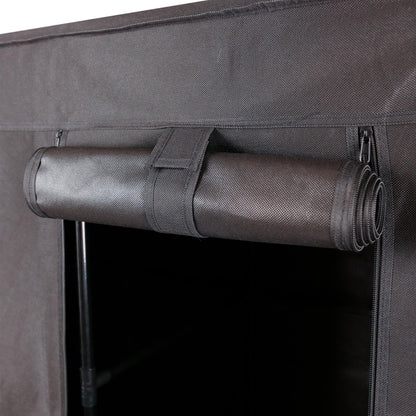 Portable Fabric Wardrobe - 170 x 45 x 167cm - Black