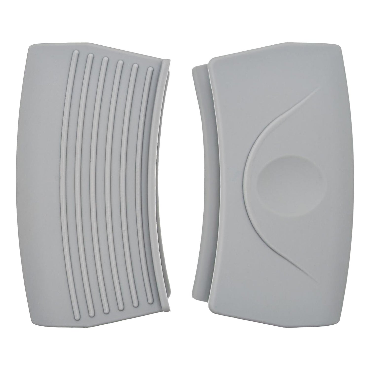 Silicone Pot Handle Covers - Grey - Pack of 2