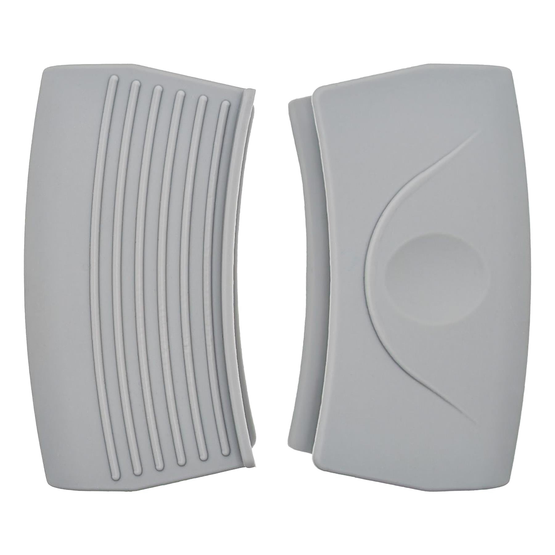 Silicone Pot Handle Covers - Grey - Pack of 2
