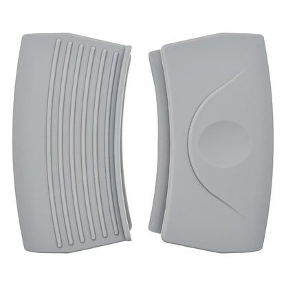 Silicone Pot Handle Covers - Grey - Pack of 2