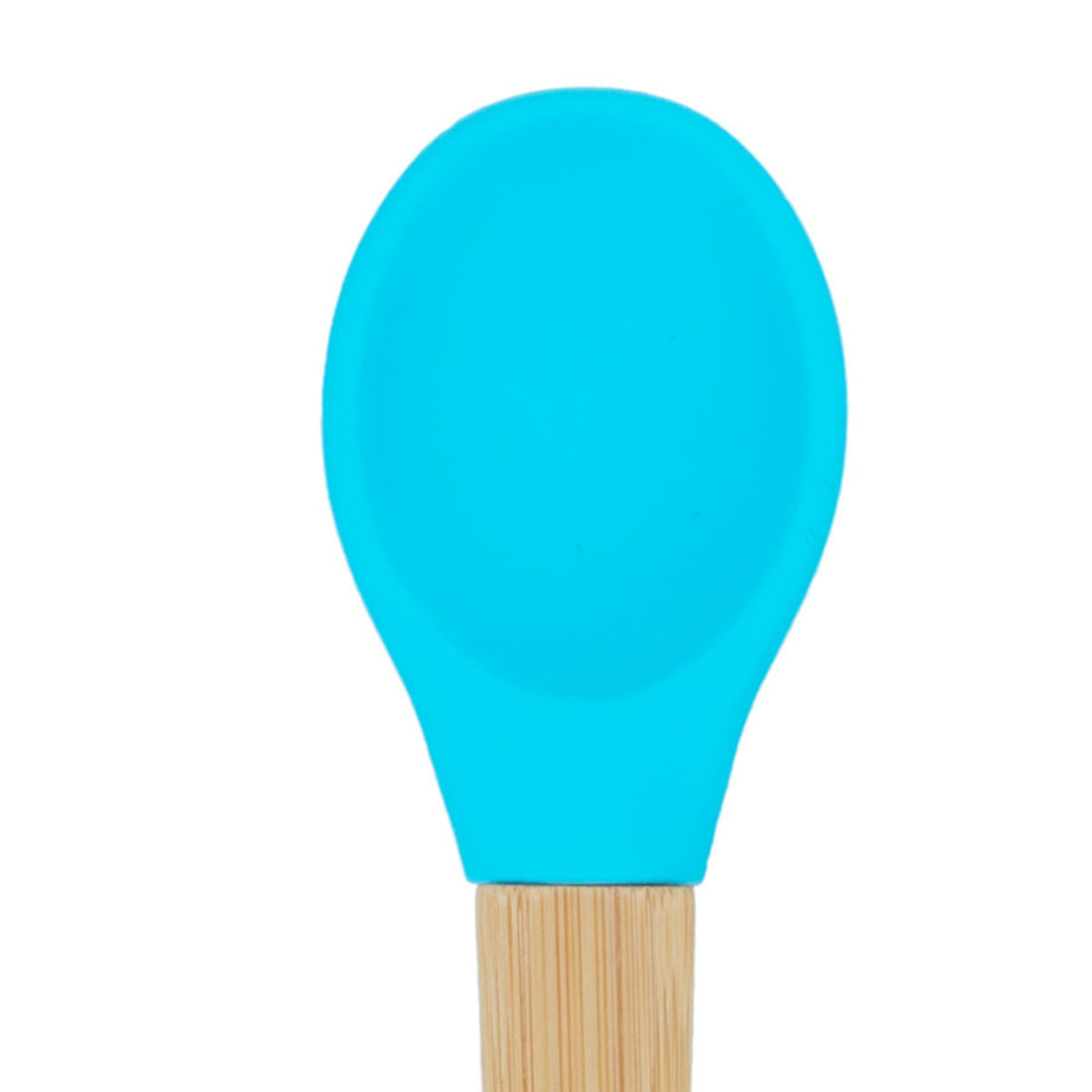 Bamboo Suction Bowl &amp; Spoon Set - Blue