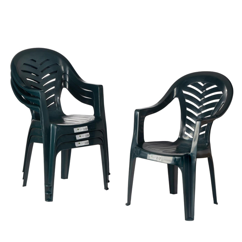 Palma Garden Dining Chairs - Pack of Six - By Resol