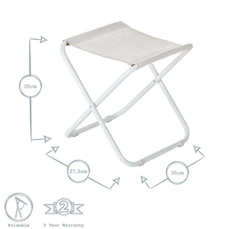 Classic Folding Stool - By Harbour Housewares