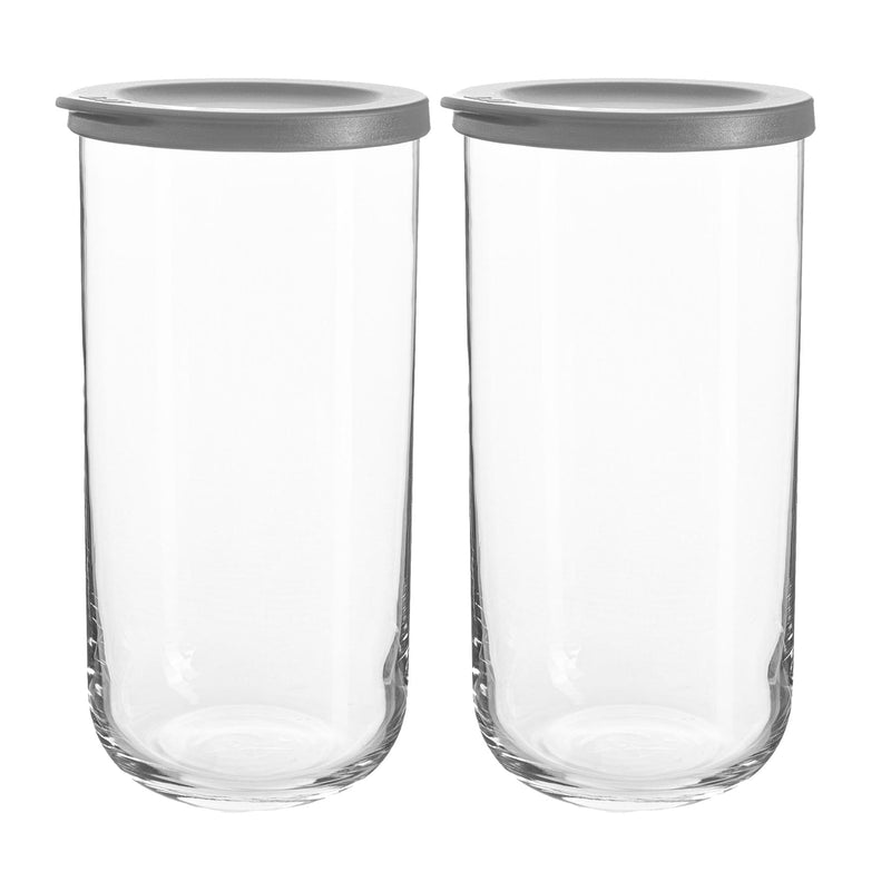1.4L Duo Glass Storage Jars - Pack of 2 - By LAV