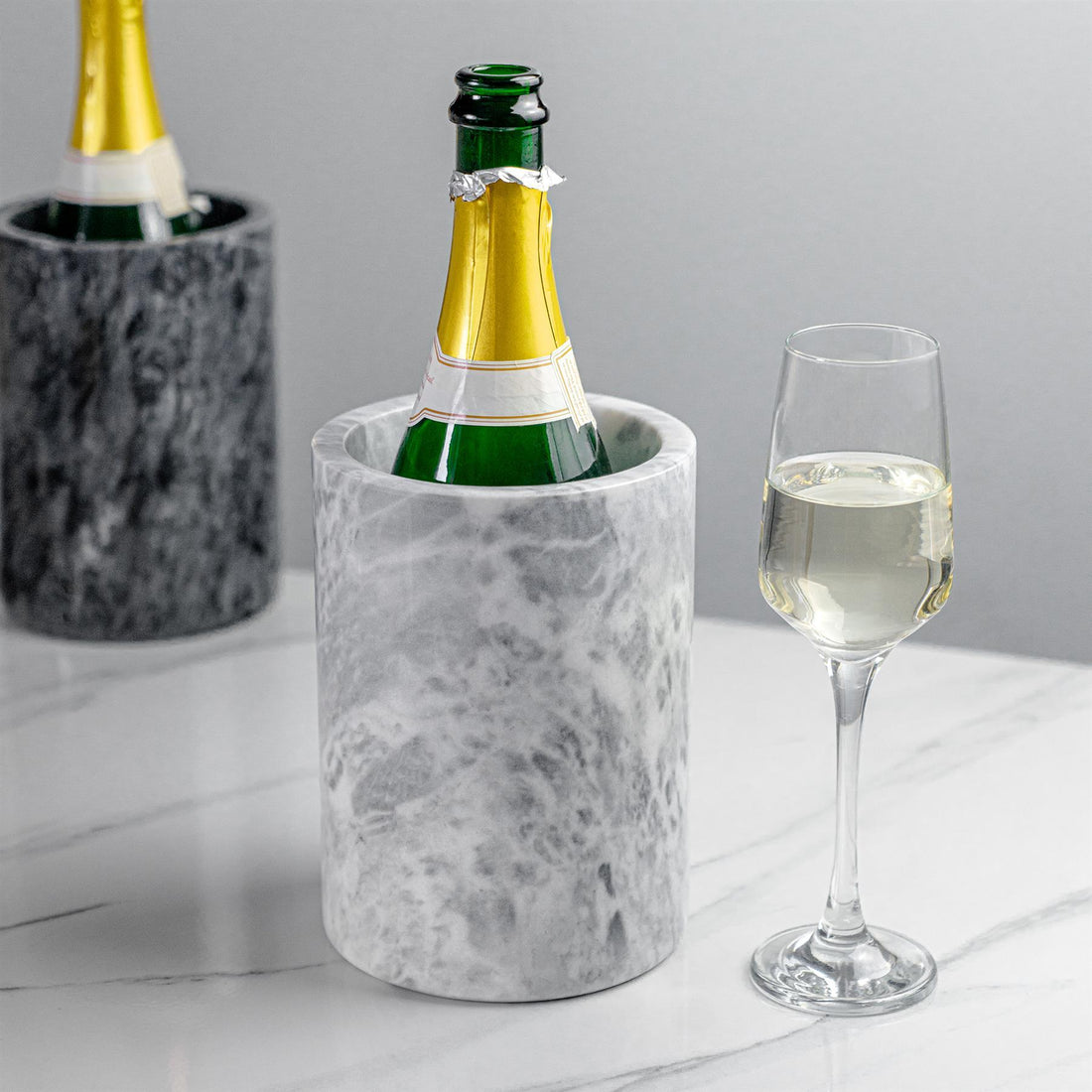 Grey Marble Wine Cooler