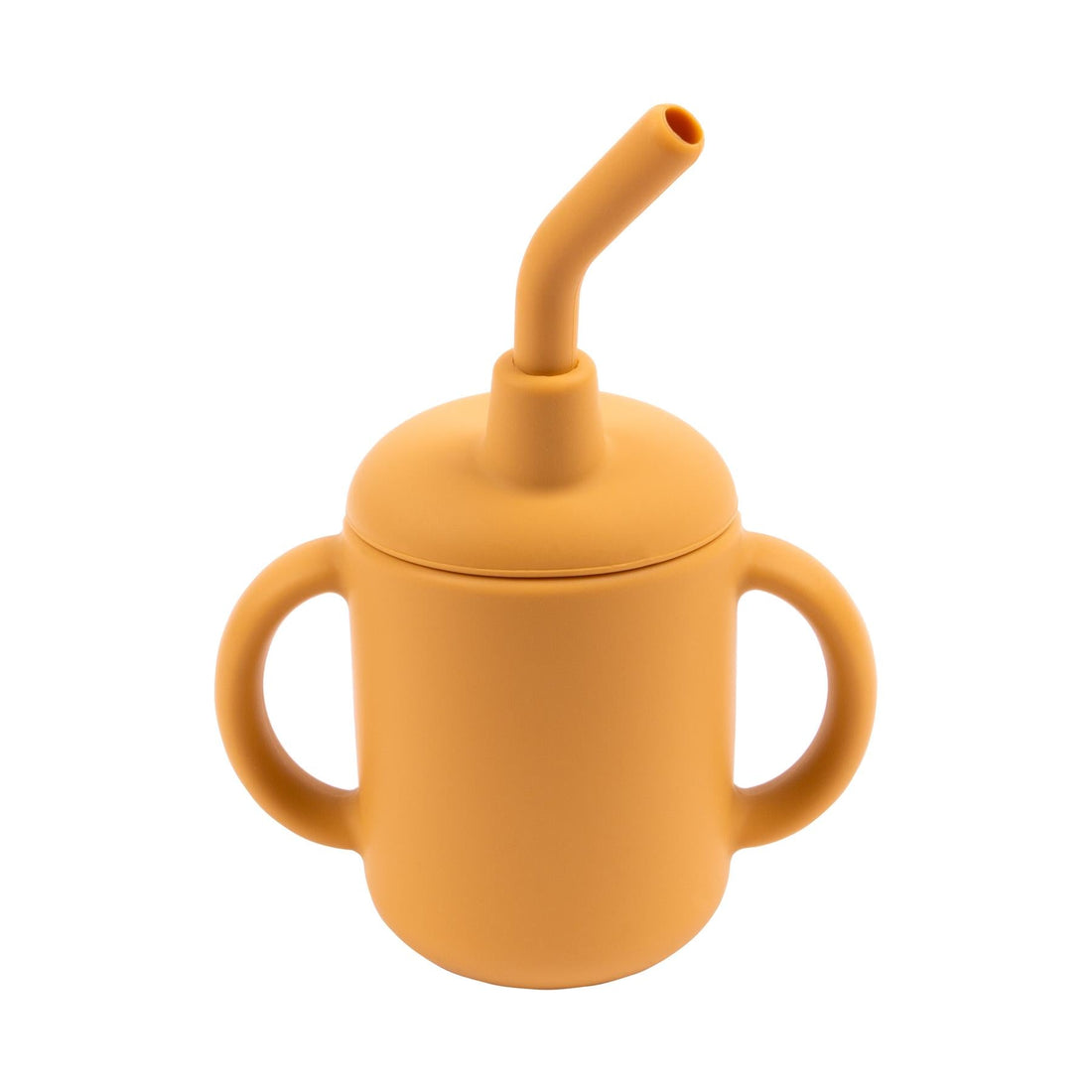120ml Ochre Silicone Baby Sippy Cup