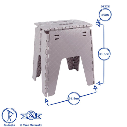 26cm x 34.5cm x 38.5cm Folding Step Stool